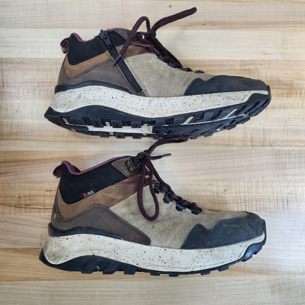 Rieker Womens Evolution R-Tex Hiking Shoes Brown Trail Sneakers
